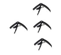 OUSIKA 4pcs Metal Accessory Ukulele Classical Picks on Mandolin Clip Tuner Universal Fast Banjo Clamp Bass Clip-on Change Guitar Acoustic and Replacement Black Ukulel Style Guitars Guitars