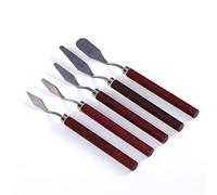 OUSIKA 5Pcs/Set Stainless Steel Spatula Kit Palette Gouache Oil Painting Arts Tool Set Flexible Color