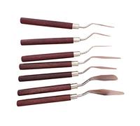 OUSIKA 7Pcs/Set Stainless Steel Oil Painting Artist Crafts Spatula Palette Mixing Scraper Art Tools Color