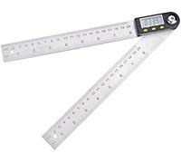 OUSIKA Angle Finder,Angle Rule,2 in 1 0-200mm/300mm Electronic Digital Angle Finder Meter Stainless Steel Angle Ruler Protractor Inclinometer Goniometer Protractor