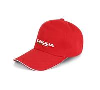 OUSIKA Baseball Cap, Men's Snapback Cap for Men Women Unisex, For Alfa Romeo Giulia, for Men Car Fans Hats,Red
