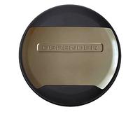 OUSIKA Car Spare Wheel Cover, For Land Rover Defender 110 130, Waterproof, Dustproof, ABS Elastic Wheel Cover, Exterior Decoration Accessories,brown