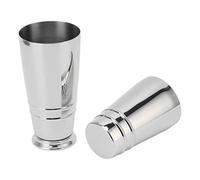 OUSIKA Cocktail Shaker, Stainless Steel Boston Drink Shaker for Beginners and Bartenders No Leaks Professional Margarita Shaker Bar Wine Shaking Cup Bares (Size : Silver)