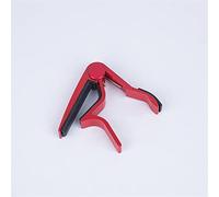OUSIKA Guitar Clip Capo Clamp Guitars,Universal Guitar Capo Aluminium Alloy Metal Capo for Acoustic Classic Electric Guitar Parts Accessories Clamp Key Guitars (Color : Rot)