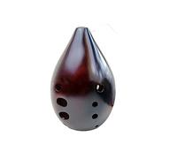 OUSIKA ocarina Ten Hole Ocarina Beginner's Tao Xun Professional Playing Ancient Xun Purple Sand Ocarina Instrument E Key F Key G Key Flute (Color : G tone lacquer)