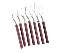 OUSIKA Oil Painting Acrylic Painting Knife Set Multifunctional Stainless Steel Spatula Palette Knife Painting Mixing Scraper Set Color