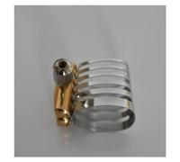 OUSIKA Saxophone Instrument Accessory 1 Pcs Alto/tenor Saxophone Flute Head Clip Stainless Steel Sax Mouthpiece Ligature With Box Mouthpieces (Color : Tenor)