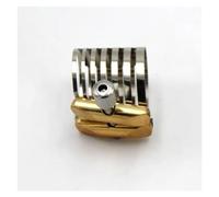 OUSIKA Saxophone Instrument Accessory Stainless Steel Saxophone Mouthpiece Ligature Alto/high-pitched/tenor Sax Ligature Accessories Mouthpieces (Color : High)