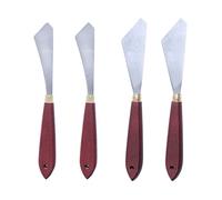 OUSIKA Stainless Steel Oil Painting Palette Mix Paint Tool Artist Scraper Art Draw Spatula Set Color