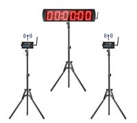 Ousmile Outdoor Radar Laser Timer for Sprints, Data Save Query Track Laser Sprint Timer, 0-11m Adjustable Radar Distance, Gym Clock Stopwatch for Sking Skating Track Field BMX Autocross Barrel Racing
