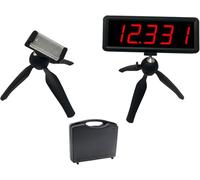 Ousmile Wireless Laser Timer for Sprints, Laser Sprint Timer System for Track 40 60 Yard Dash, Racing Watch, Racing Timer, Stopwatch for Running Speed Tranning Skating Track Field Time Motorcycle (1