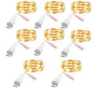 OUSMIN USB Rechargeable Fairy String Lights, 2m/7ft 20 LED Twinkle Lights - Battery Operated for Mason Jars Wedding Centerpieces Decor Table Decorations Christmas