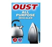 Oust All Purpose Descaler (Pack of 3) - Oust all purpose descaler X3 sachet pack suitable for jug kettles irons coffee makers shower heads