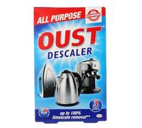 Oust All Purpose Descaler (Pack of 3) - Oust all purpose descaler X3 sachet pack suitable for jug kettles irons coffee makers shower heads