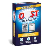Oust Descaler 2 x 75g Sachets [1 Pack] for Dishwashers & Washing Machines | Powerful Limescale Remover, Deep Cleaning Descaler Removes Odours & Helps Prolong Appliance Life