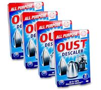 Oust Descaler All Purpose Limescale Remover Removal Kettle Iron Dishwasher (12 Sachets)