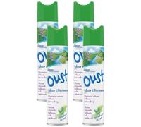 Oust Odour Eliminator Aerosol Air Freshener Outdoor Scent 300ml Pack of 4