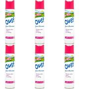 Oust Odour Eliminator Air Freshener Aerosol Spray, Garden Fresh, 300ml, Pack of 6