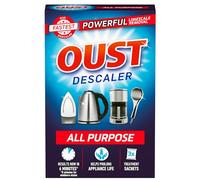 Oust Powerful All Purpose Descaler, New Formula, Limescale Remover - Ideal for Kettles, Coffee Machines, Irons and Shower Heads, 3 Sachets