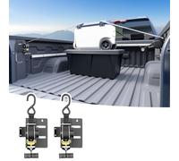 OUSUWO 2PCS Ultimate Retractable Ratchet Straps Compatible with 2019-2025 Chevy Silverado/GMC Sierra 1500 Accessories, Bed Mount Bolt on Securing Self Retracting Tie Down Straps