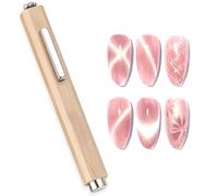 Ousuwo Cat Eye Magnet for Nail - 3-in-1 Hexagon Magnetic Tool for Cat Eye Gel Polish, Super Strong Neodymium Magnet Nail Art Pen with Versatile Effects for Professional Salon & Home Nail Design