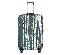 OUSXC Beauty Birch Tree Trolley Suitcase Protective Cover Is Suitable For Luggage Sizes Between 18-32 Inches, White, XL