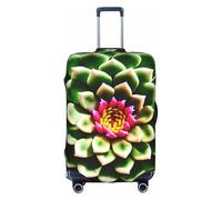 OUSXC Blooming Cactus Flower Trolley Suitcase Protective Cover Is Suitable For Luggage Sizes Between 18-32 Inches, White, XL