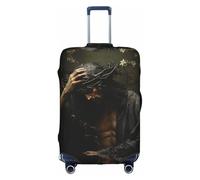 OUSXC Crown Of Thorns Trolley Suitcase Protective Cover Is Suitable For Luggage Sizes Between 18-32 Inches, White, S