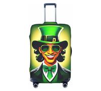OUSXC Happy St Patrick'S Day Trolley Suitcase Protective Cover Is Suitable For Luggage Sizes Between 18-32 Inches, White, L