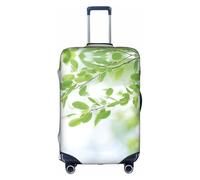 OUSXC White Natural Greenery Twig3 Trolley Suitcase Protective Cover Is Suitable For Luggage Sizes Between 18-32 Inches, White, M