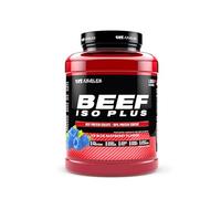 OUT ANGLED Beef Iso Plus, Beef Protein Isolate Powder, High Protein, Zero Fat and Sugar | 1.8kg, Blue Raspberry | Halal, Paleo and Keto Friendly, Dairy and Gluten Free