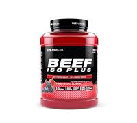 OUT ANGLED Beef Iso Plus, Beef Protein Isolate Powder, High Protein, Zero Fat and Sugar | 1.8kg, Forest Fruit | Halal, Paleo and Keto Friendly, Dairy and Gluten Free