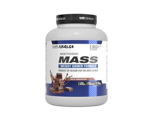 Out Angled Method Mass Gainer Powder, Milk Chocolate, 2kg, 33 Scoops | High Calorie, Whey Protein Powder, Weight Gain, Muscle Growth