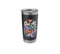 Out At My Own Pace Cute Pride Month Stainless Steel Insulated Tumbler