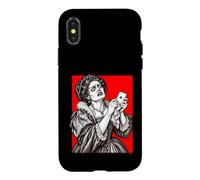 Out Damned Dot Lady Macbeth Mahjong Shakespeare Humor Funny Case for iPhone X/XS