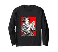 Out Damned Dot Lady Macbeth Mahjong Shakespeare Humor Funny Long Sleeve T-Shirt
