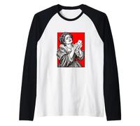 Out Damned Dot Lady Macbeth Mahjong Shakespeare Humor Funny Raglan Baseball Tee
