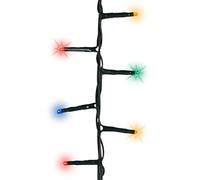 Out Door and Indoor Multi Coloured Twinkle Lights 500 Lights Green Cable (11m) New for 2015