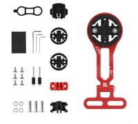 Out Front Bicycle Computer Mount Extension Bracket, Aluminum Alloy Multi-function Extension Bracket For Mountain Bike(Red)
