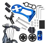 out front Bikes Computer Mount - Alloy Handle Mount, bicycles Equipment Attachment | Multi-Angle stopwatchs Base Clamp, Anti-Vibration Tracking Unit Holder, For Mountain Rides, Urban Commute