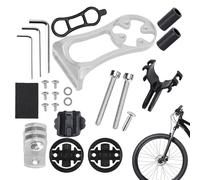 Out Front Bikes Mount - Sturdy Aluminum Alloy Handlebar Computer Mount,Multifunctional Adapter Base, Lightweight Cycling Supplies for Action Cameras
