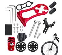 Out Front Mount for Bikes - Out Front Sturdy Aluminum Alloy Handlebar Mount,Lightweight Multifunctional Cycling Computer Mount, Cycling Supplies for GPS Computer