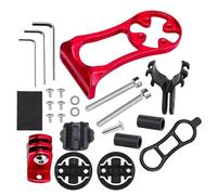 Out Front Mount for Bikes - Sturdy Aluminum Alloy Handlebar Computer Mount - Multifunctional Adapter Base, Lightweight Cycling Supplies for Action Cameras