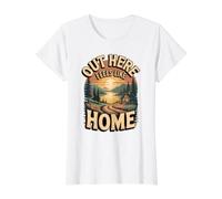 Out Here Feels Like Home Value Graphic T-Shirt, Women, White, M