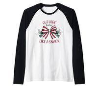 Out Here Lookin' Like A Snack Holiday Raglan Baseball Tee