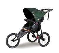 Out‘n’About Nipper Sport Running Pushchair | Lightweight All-Terrain 3 Wheel Jogging Buggy | Stroller Rain Cover Included, 16” Air-Filled Tyres, Handlebar Brake | Newborn to 4yrs (Sycamore Green)