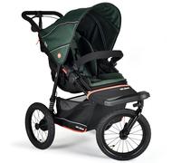 Out’n’About Nipper V6 Plus Pushchair with Raincover | Lightweight All-Terrain Buggy with 14” Wheels, Handlebar Brake & Compact Fold | Running Certified Stroller for Newborn to Toddler - Sycamore Green