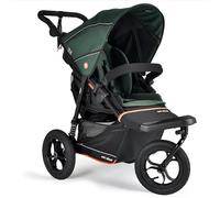 Out’n’About Nipper V6 Pushchair | Lightweight All-Terrain 3-Wheel Buggy with 12” Air-Filled Tyres, Compact Fold Stroller for Newborn to Toddler, Car Seat & Carrycot Compatible - Sycamore Green