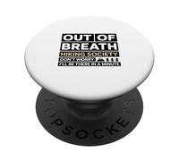 Out Of Breath Hiking Society Dont Worry Ill Be There PopSockets Adhesive PopGrip