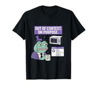 Out of Context Frog Zoom Error Surreal Meme Art T-Shirt